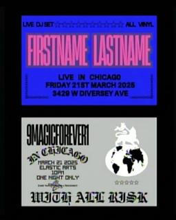 Firstnamelastname X 9Magicforever1 Vinyl All Night