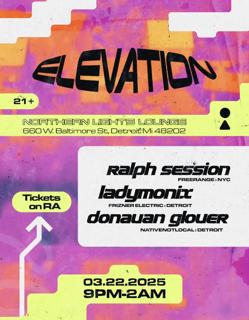 Elevation - Ladymonix/ Ralph Session/ Donavan Glover