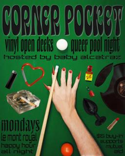 Corner Pocket: Vinyl Open Decks & Queer Pool Night