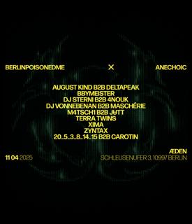 Bpmxanechoic Æden W/ Terra Twiins, August Kind