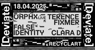 Deviate W / Orphx Live, Terence Fixmer