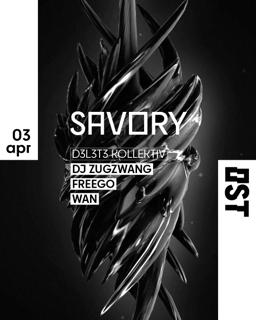 Savory - Techno Every Thursday