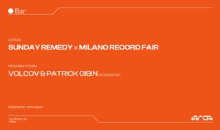 Sunday Remedy X Milano Record Fair