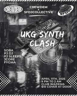 Crewdem X Sfdjc Present: Uk Garage Soundclash