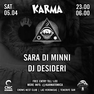 Karma techno at Crows Nest Club