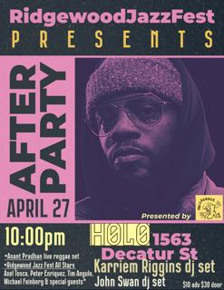 Ridgewood Jazz Fest Presents: After Party (Karriem Riggins / John Swan / Anant Pradhan & More)