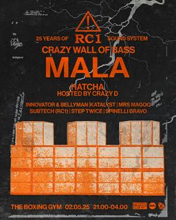 25 Years Of Rc1 - Mala And Our Crazy Wall Of Bass!