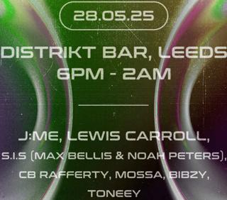 8 Cliff Records @ Distrikt, 8 Hour Takeover, W/ J:Me, Lewis Carroll 