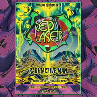 Red Laser With Radioactive Man
