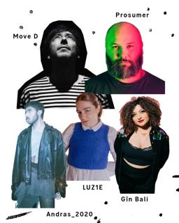 Clubnight - Move D, Prosumer, Luz1E, Gîn Bali