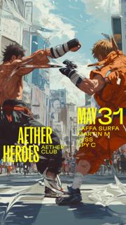 Aether Heroes: Jaffa Surfa, Martin M, Jess, Spy C