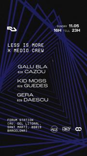 Less Is More X Medio Crew - Sunday Service Edition
