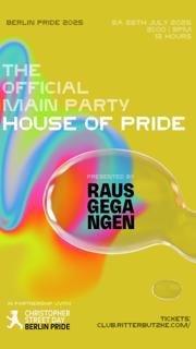 House Of Pride – Die Offizielle Mainparty Des Csd Berlin 2025