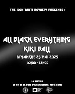 The All Black Everything Kiki Ball