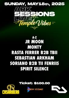 Arksessions Live Present. Temple Vibes