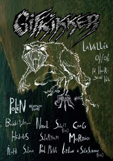 Gifkikker 12H With Polën Biotope [Live], Mordio, Caag, Sawt [Live]