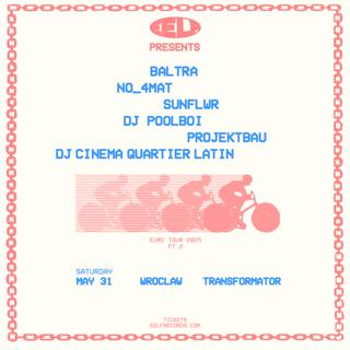 Eelf Presents Wrocław: Baltra, No_4Mat, Sunflwr, Dj Poolboi, Projektbau