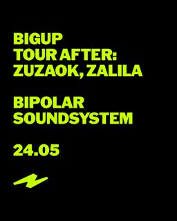 In: Bigup Tour After: Zuzaok, Zalila, Out: Bipolar Soundsystem