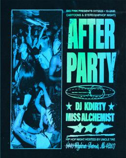 Cartoons & Stereo After Party: Hiphop Night (Free Entry)