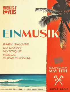 Music Is 4 Lovers Ft Einmusik At Fïrehouse - Rsvp For Guest List