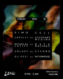 Simo Cell, Lapilli, Stephany Medina, Nicholas Latiff, Rafa Racines, Volast, Sterbo, Dj Pee! , 