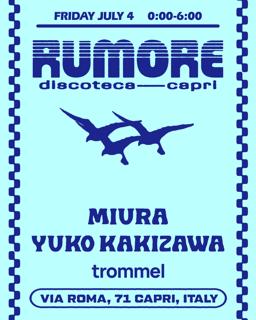 Rumore Season 25 Party N. 17 W/ Miura & Yuko Kakizawa
