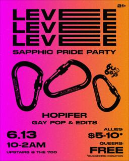 Levee: Sapphic Pride Party