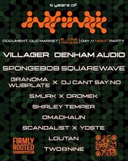 5 Years Of Intrinzic With Villager, Denham Audio, Spongebob Squarewave, Shirley Temper