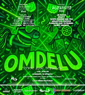 Omdelu / Todos Los Domingos / 18 De Mayo / Casa Ribera / Techno-House