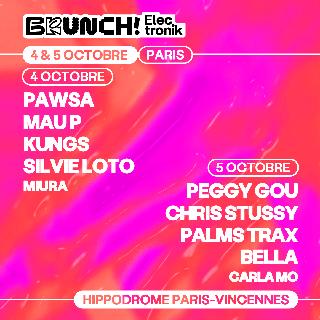 Brunch Electronik Paris : Pawsa, Peggy Gou, Mau P, Chris Stussy 