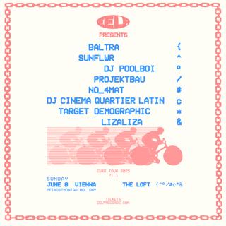 Eelf Presents Vienna - Baltra, Sunflwr, Dj Poolboi, Projektbau, No_4Mat, Lizaliza