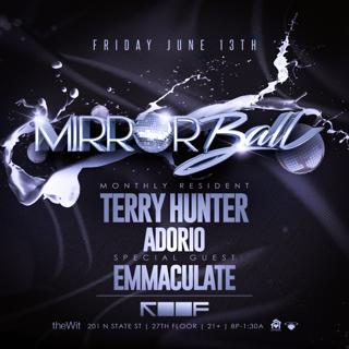 Mirrorball. Terry Hunter'S Residency At Rooftop At The Wit. House Music