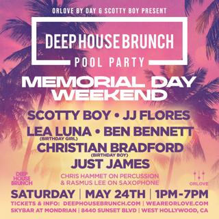 Deep House Brunch Pool Party
