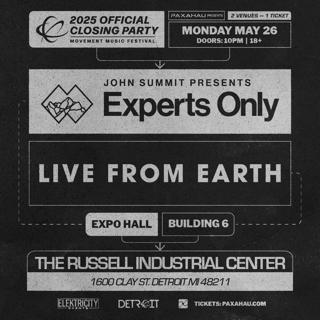 Experts Only & Live From Earth - Official Movement Closing Party