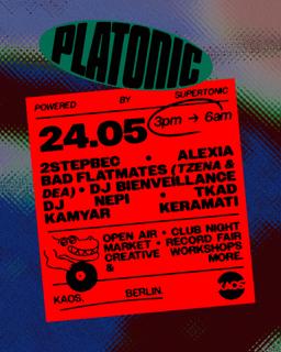 A Platonic Affair (Open Air By The River & Club Night)