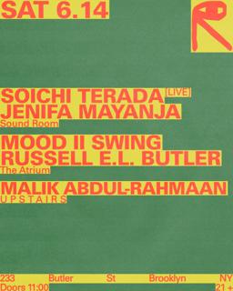 Soichi Terada + Jenifa Mayanja / Mood Ii Swing + Russell E.L. Butler / Malik Abdul-Rahmaan