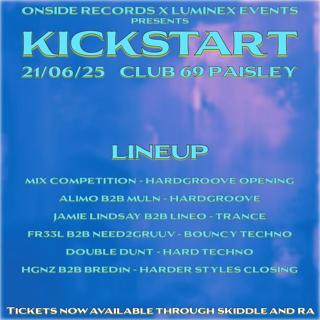 Onside Records X Luminex Events Present: Kickstart #001