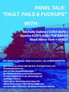 Panel Talk: 'Fault, Fails & Fuckups'