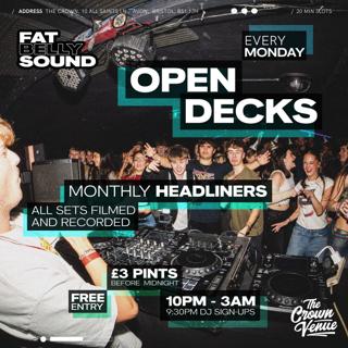 Fatbelly Sound: Open Decks
