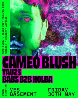 Cameo Blush + Guests - Free Tickets