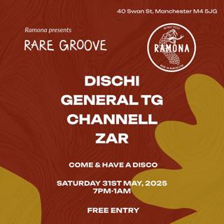 Rare Groove Presents Dischi + Support - Free Party