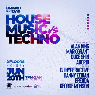 House Music Vs Techno. 2 Floors Of Music At Virgin Hotels