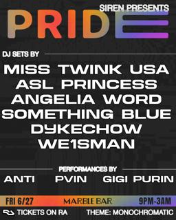 Siren Presents: Pride Month