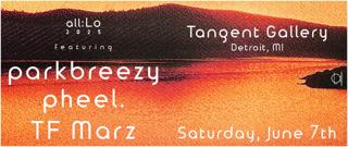 All:Lo Tour - Parkbreezy, Pheel., Tf Marz