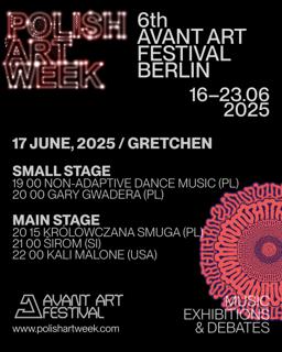 Kali Malone / Širom / Non-Adaptive Dance Music / Gary Gwadera / Królówczana Smuga