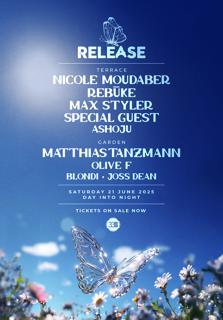 Release: Garden + Terrace Rave | Nicole Moudaber, Rebūke, Matthias Tanzmann, Max Styler  + More