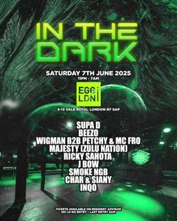 Inthedark At Egg Club - Deep Tech Tribal House Ft. Supa D, Beezo, Wigman 