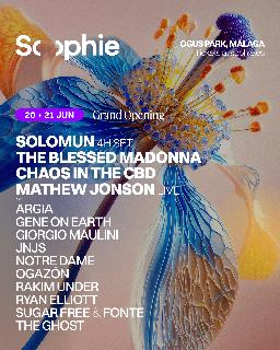 Sophie #1 Grand Opening (2 Days) - Solomun, The Blessed Madonna, +10 Djs