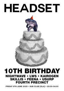 Headset 10Th Birthday