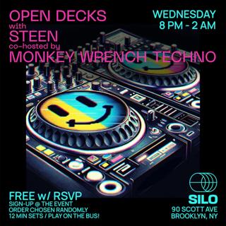 Open Decks With Steen And Monkey Wrench Techno
